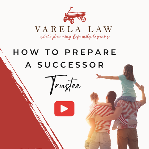how to prepare a successor trustee graphic
