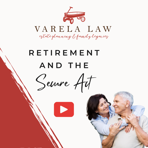 retirement and the secure act graphic